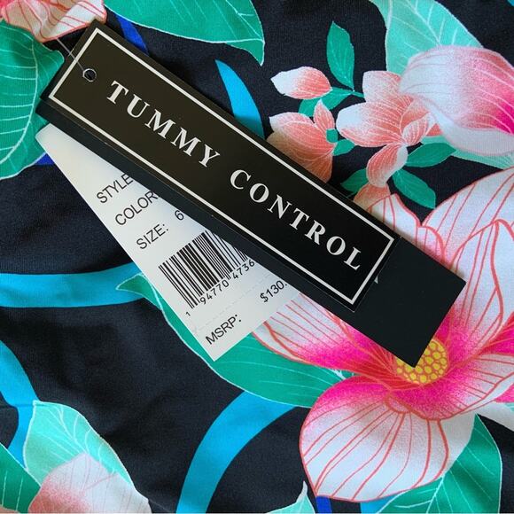 La Blanca Nightfall One Shoulder One Piece Swimsuit Size Small NWT Retail $130 - Picture 7 of 11